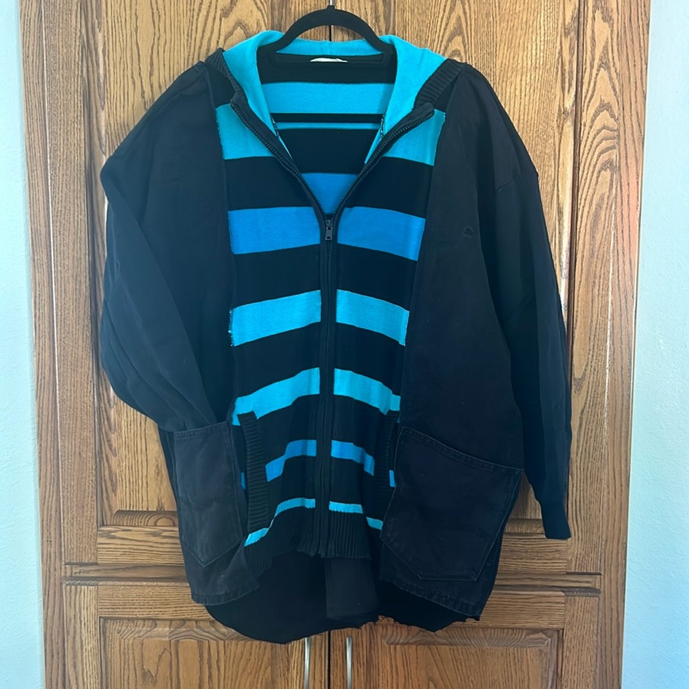 New Love Story Upcycled Jacket.  OSFM.  (see measurements)